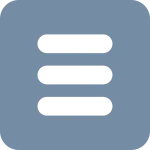 Bars Square SVG Icon